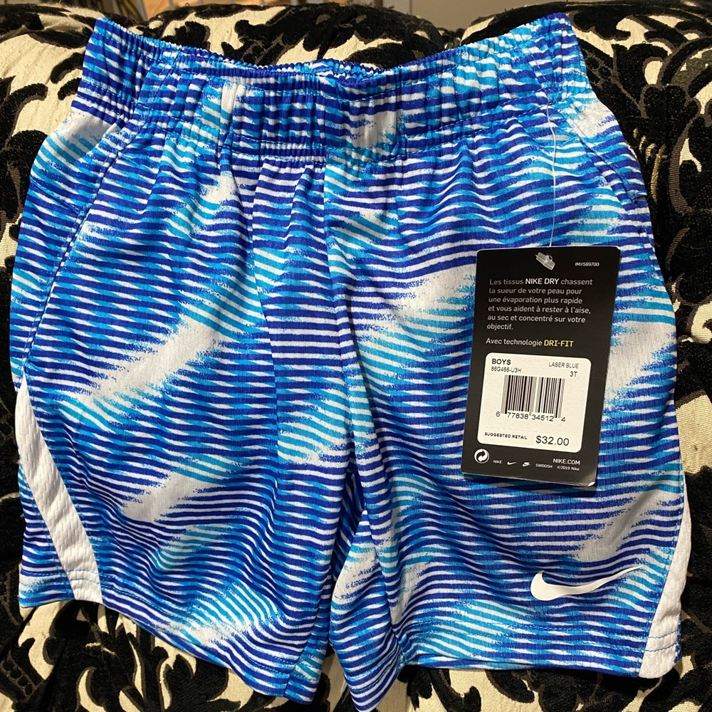 New with Tags. Boys Nike Dri-Fit shorts. Size 3T.